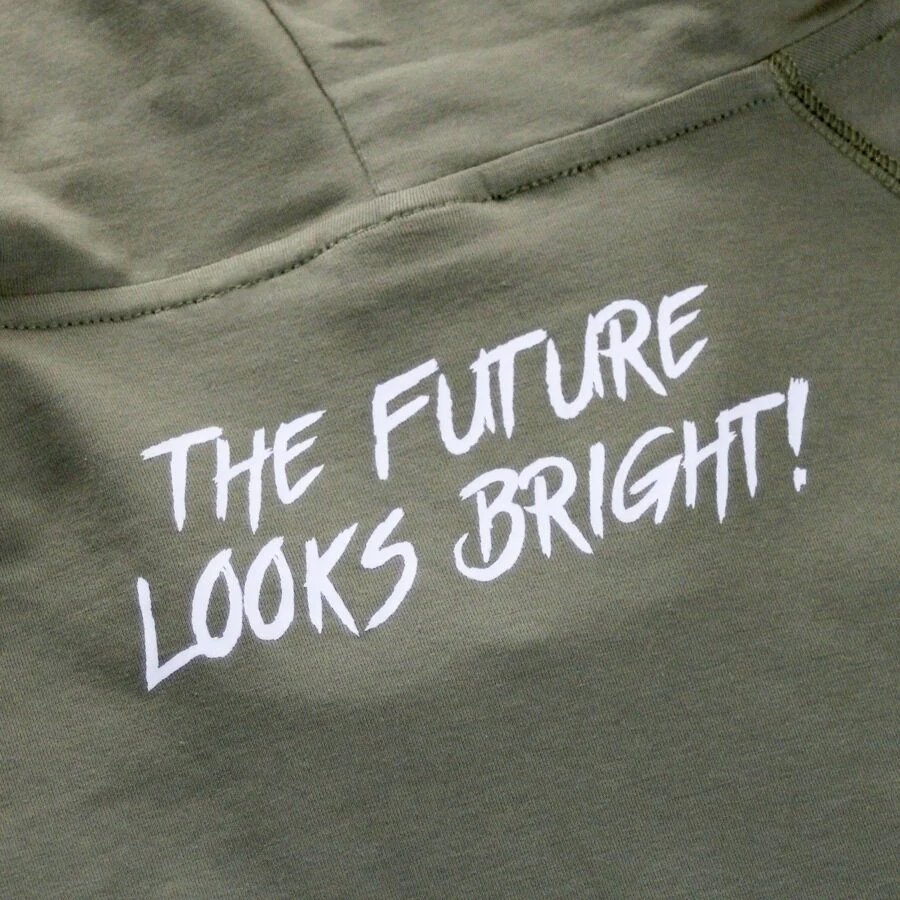 Angry Patriot Army Green Long Sleeve Lightweight Performance Hoodie - Image 3
