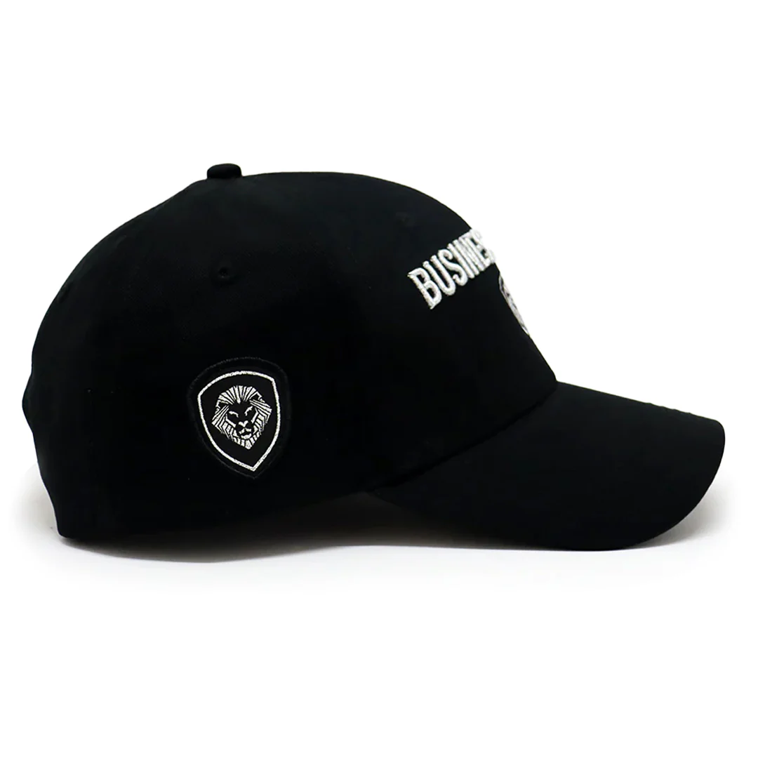Business is War Silver and Black Snapback Hat - Image 6