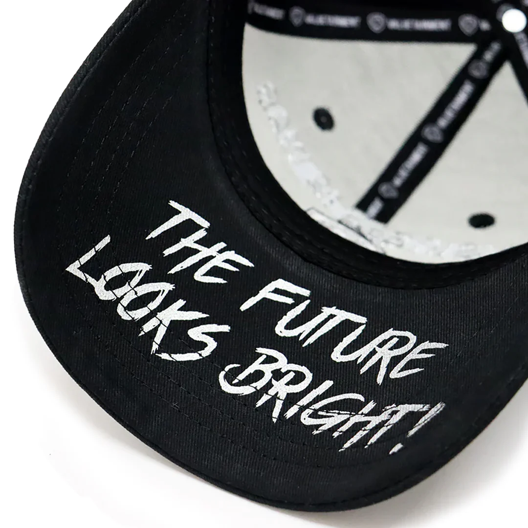 Business is War Silver and Black Snapback Hat - Image 7