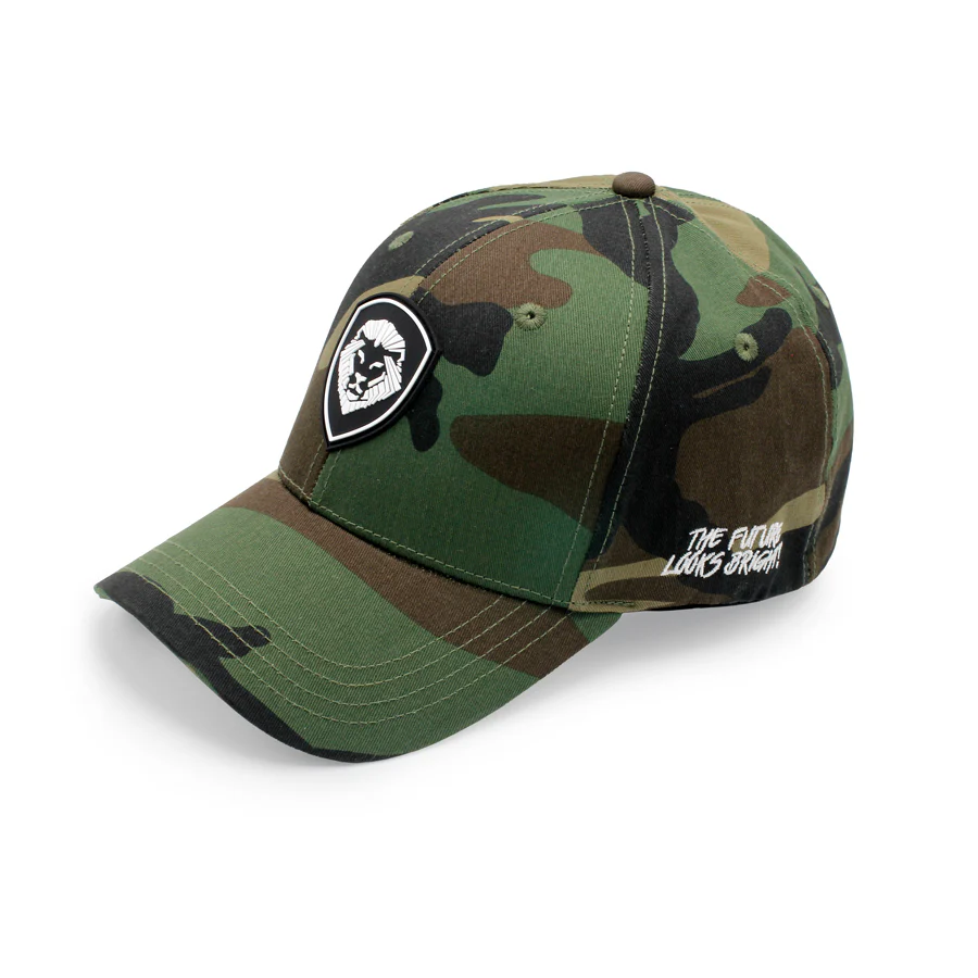 VT Shield Logo Future Looks Bright Camo Snapback Hat - Image 3