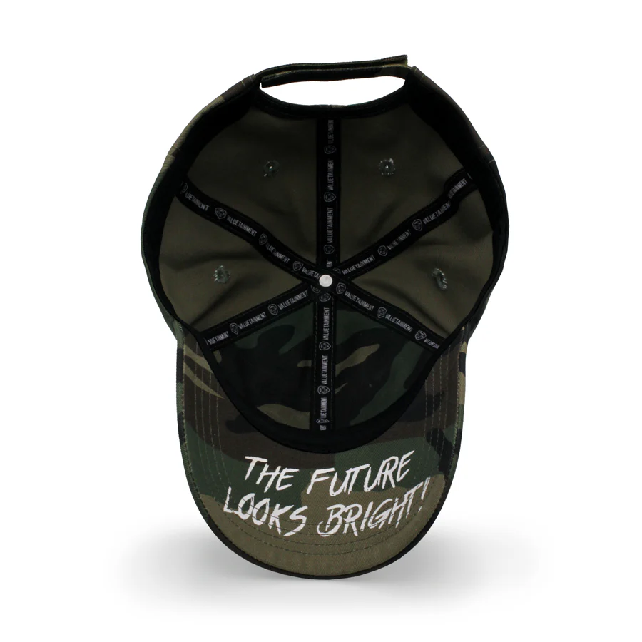 VT Shield Logo Future Looks Bright Camo Snapback Hat - Image 8