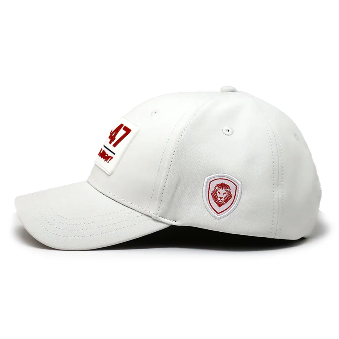 Future Looks Bright 45-47 Inauguration White Snapback Hat - Image 5
