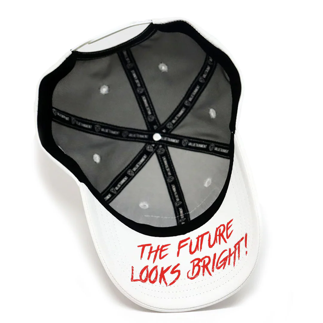 Future Looks Bright 45-47 Inauguration White Snapback Hat - Image 8