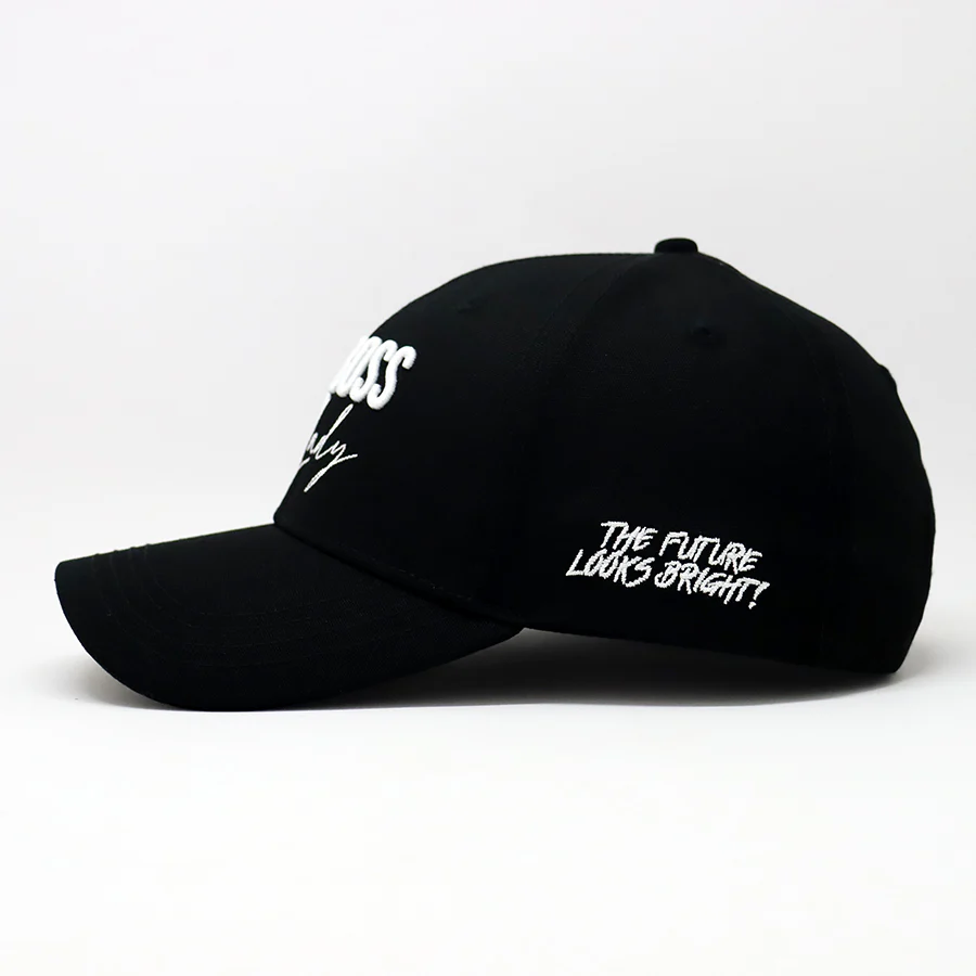 Future Looks Bright Boss Lady Black and White Snapback - Image 4