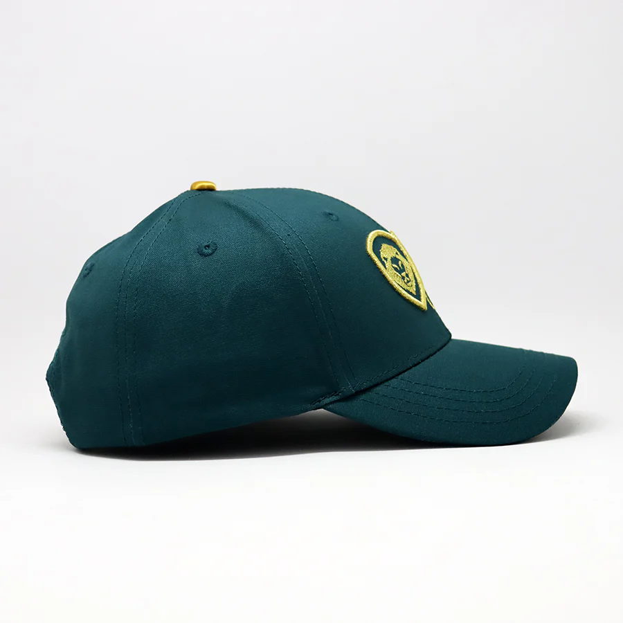 Future Looks Bright Boss Lady Hunter Green and Gold Snapback - Image 7