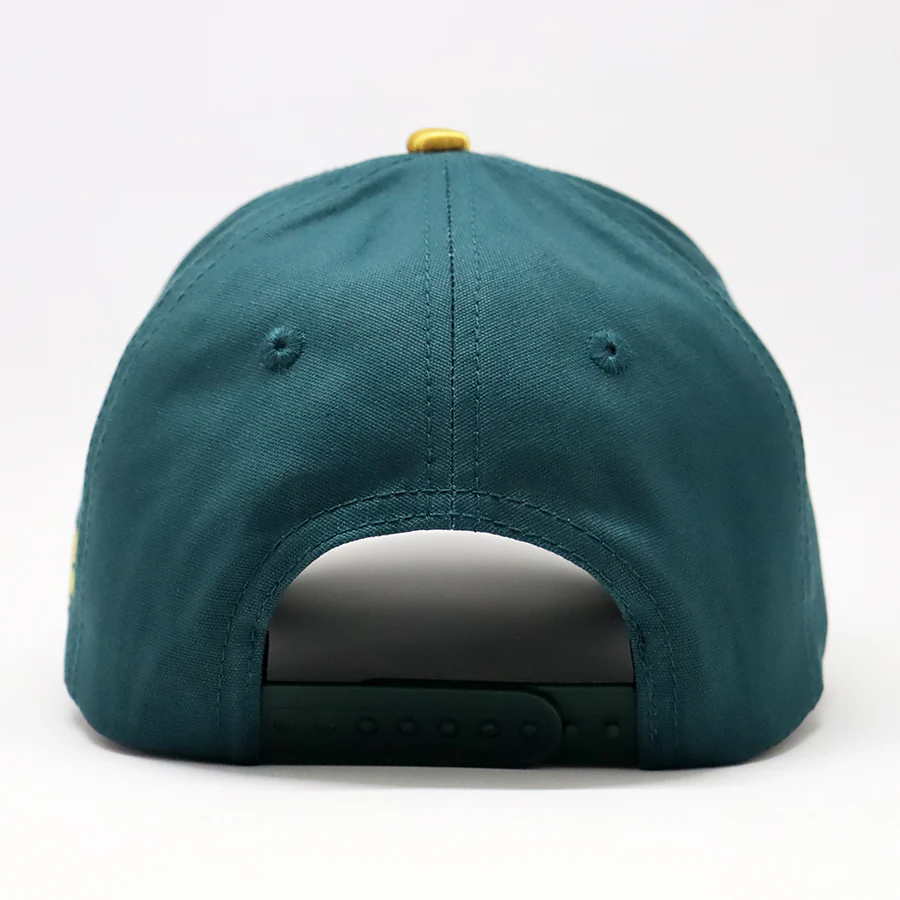 Future Looks Bright Boss Lady Hunter Green and Gold Snapback - Image 9