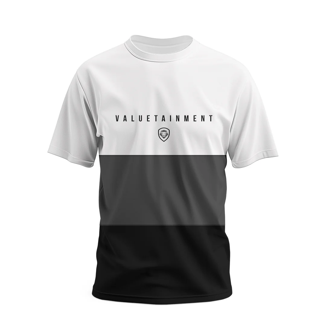 Future Looks Bright Lion Shield White Tri Color Premium Short Sleeve T-Shirt - Image 4