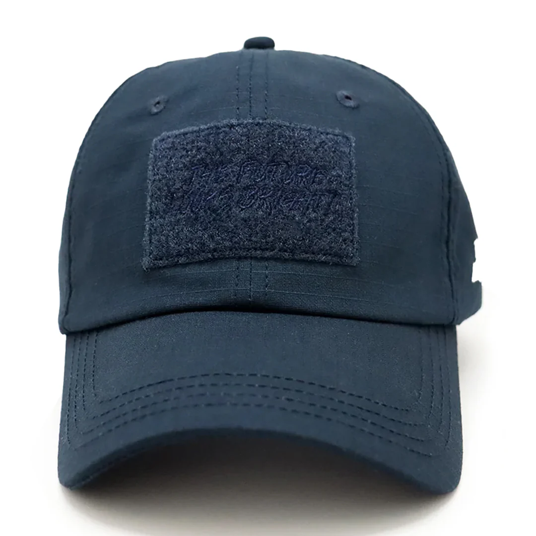 Future Looks Bright Navy Patch Snapback Hat - Image 4
