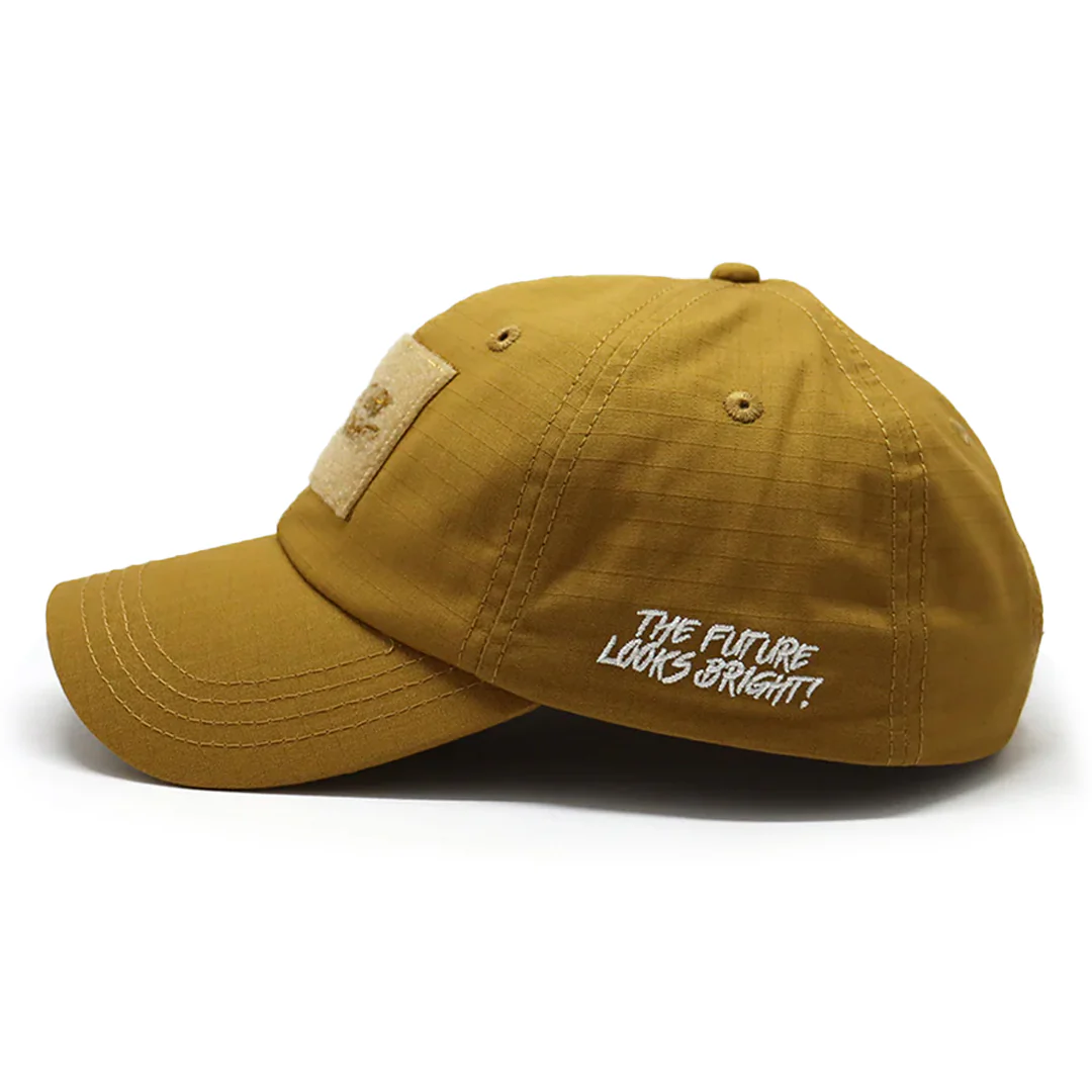 Future Looks Bright Rust Patch Snapback Hat - Image 5