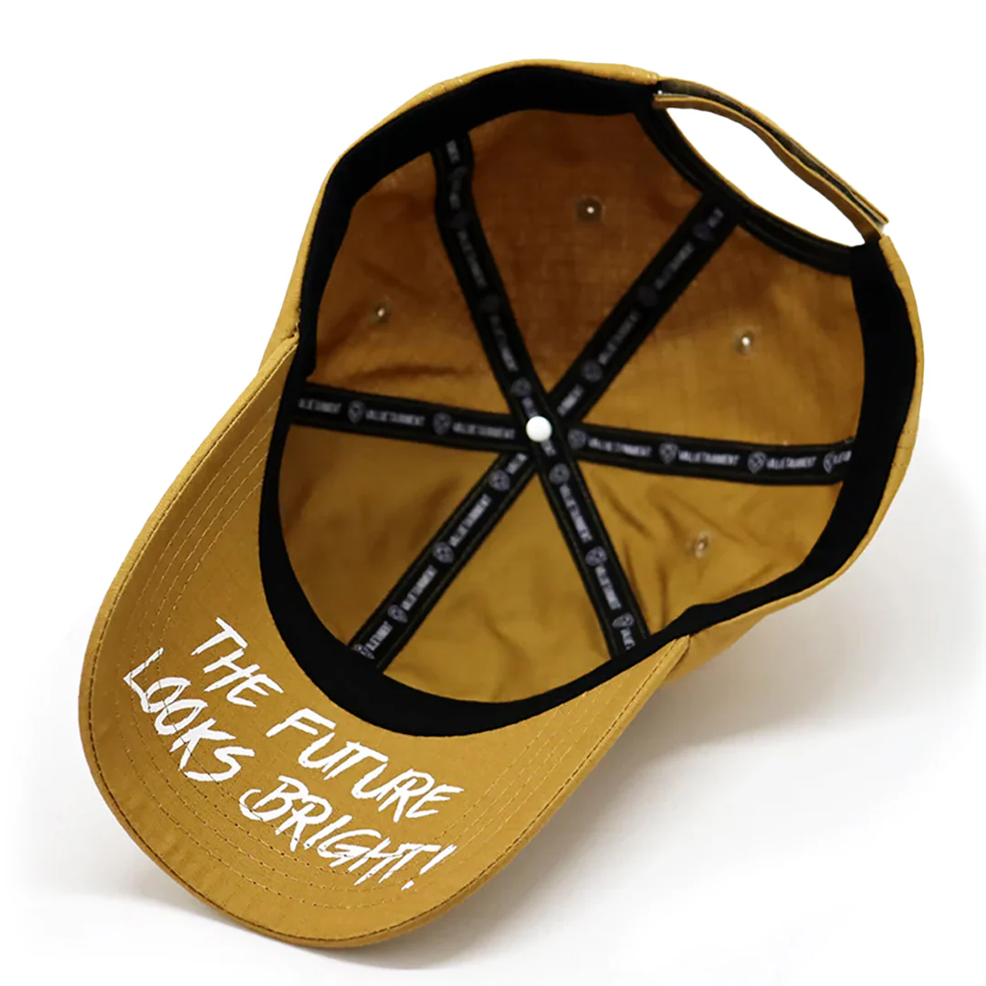 Future Looks Bright Rust Patch Snapback Hat - Image 8