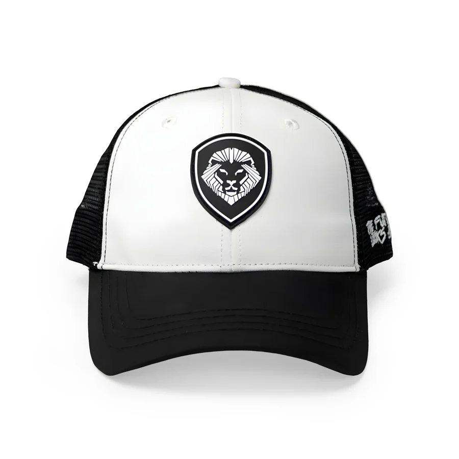 The Future Looks Bright Trucker Hat - Black & White - Image 4