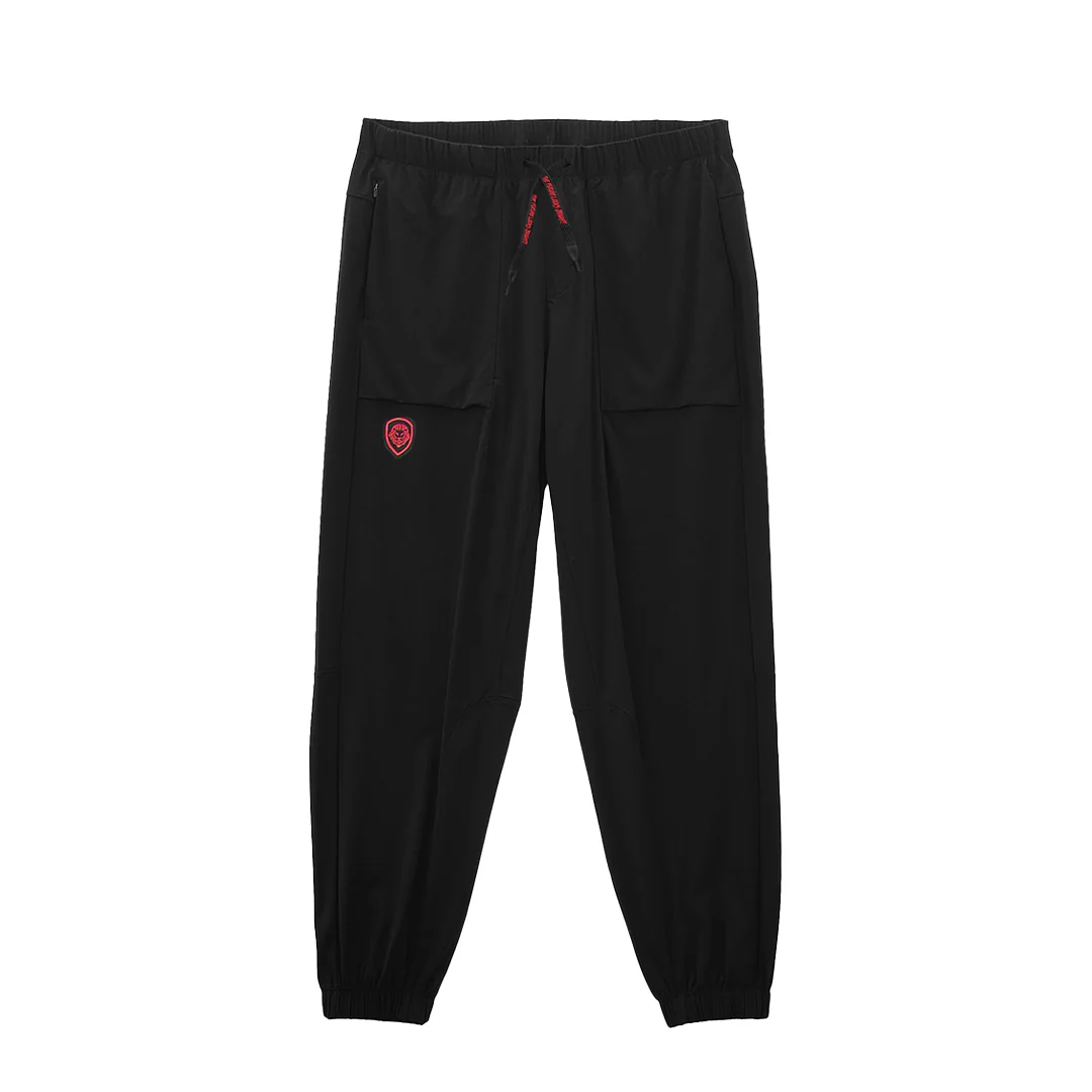 Men's Valuetainment Black Premium Performance Joggers - Image 3