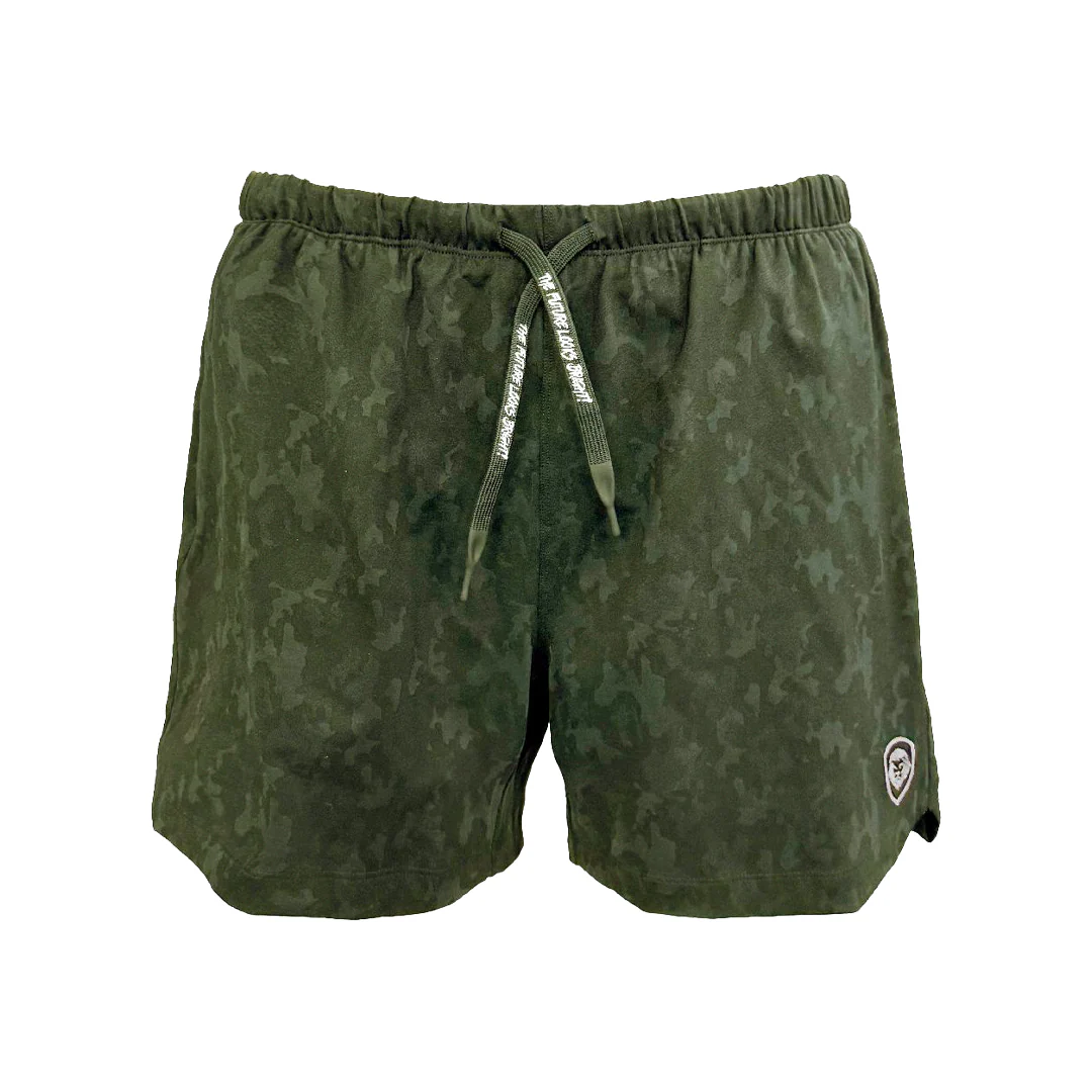 Men's Valuetainment Olive Green Premium Performance Compression Shorts - Image 3