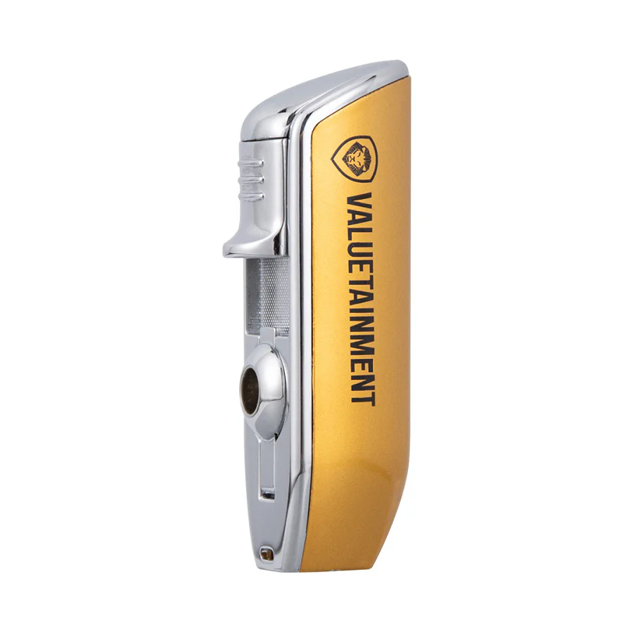 Valuetainment Golden Cigar Lighter Set - Image 3
