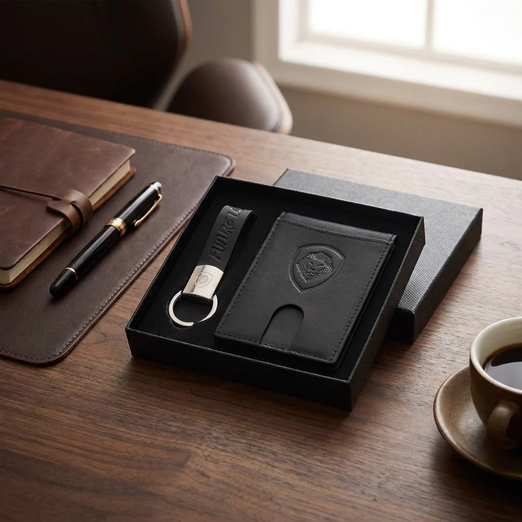 Valuetainment Black Wallet-Keychain Set - Image 3