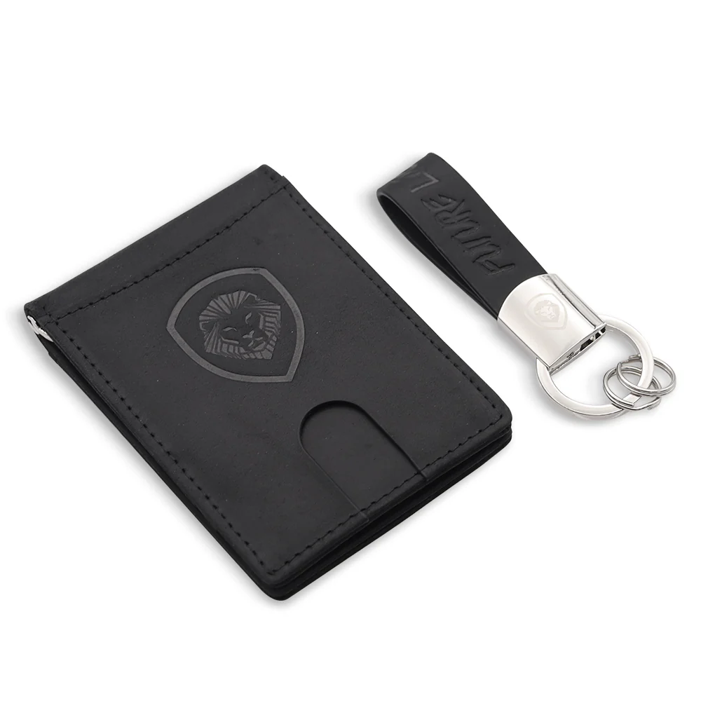 Valuetainment Black Wallet-Keychain Set - Image 4