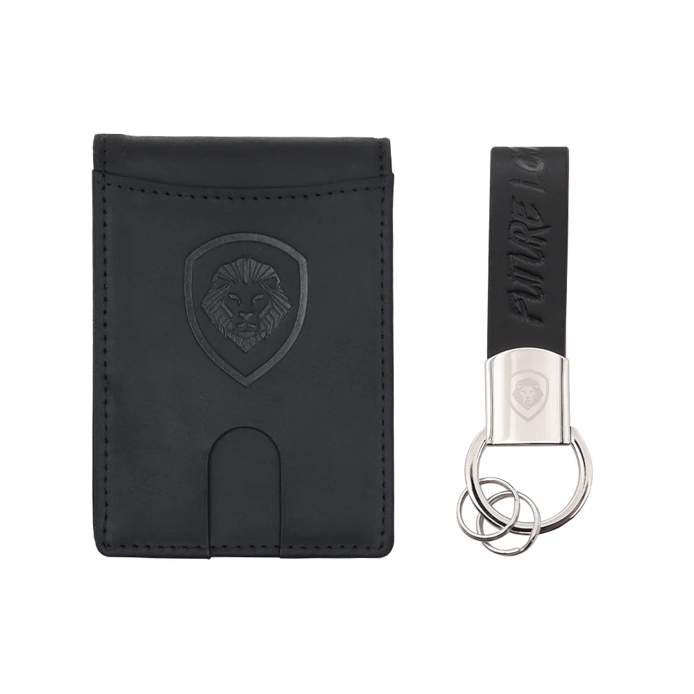 Valuetainment Black Wallet-Keychain Set - Image 5