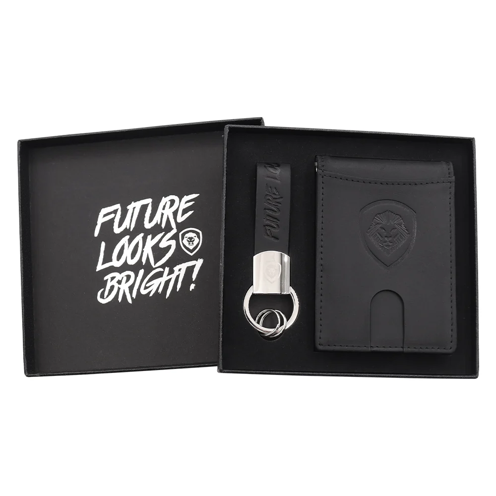 Valuetainment Black Wallet-Keychain Set - Image 6