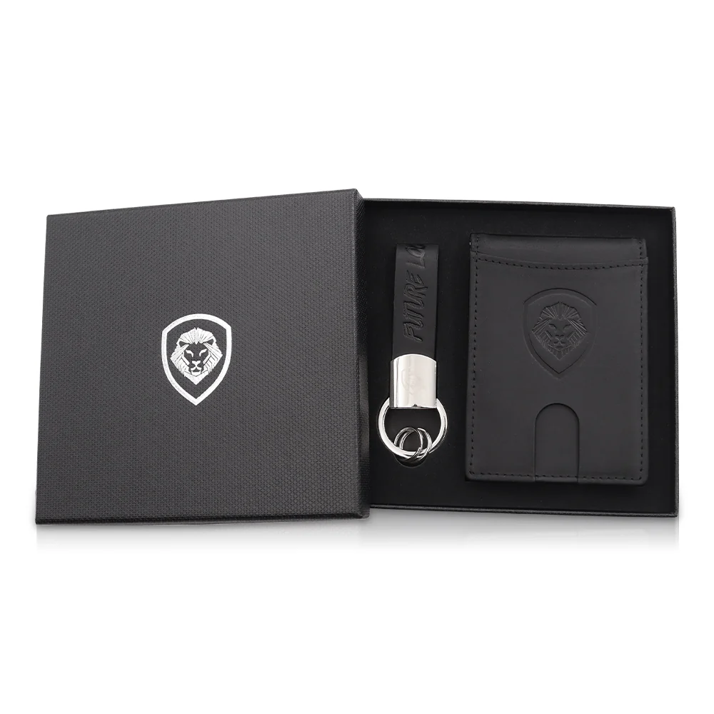 Valuetainment Black Wallet-Keychain Set - Image 7