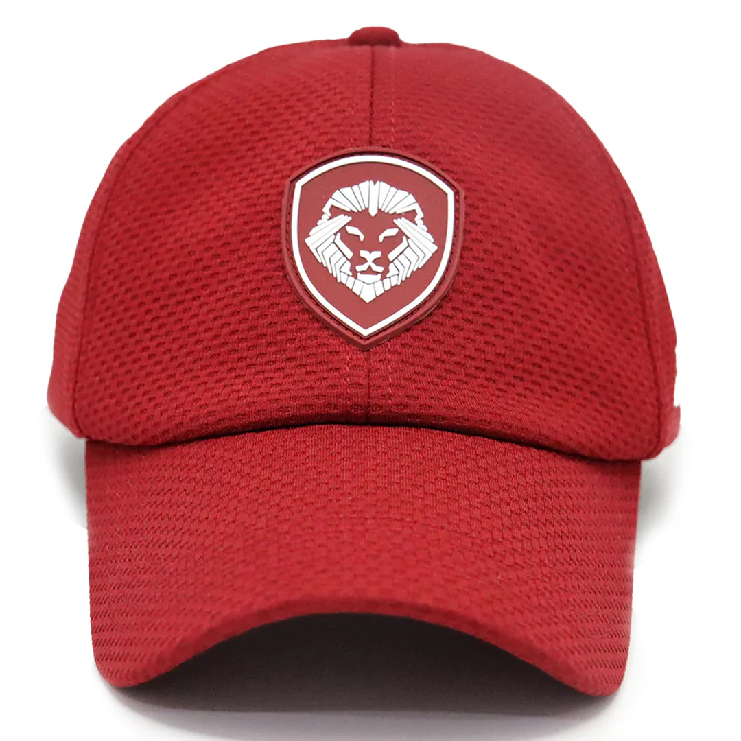 VT Shield Future Looks Bright Burgundy Velcro Performance Hat - Image 4