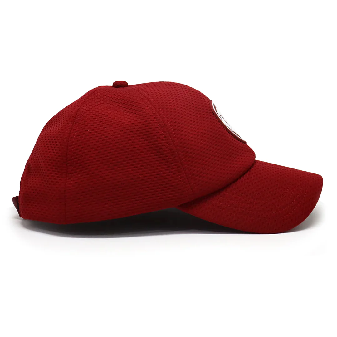 VT Shield Future Looks Bright Burgundy Velcro Performance Hat - Image 7