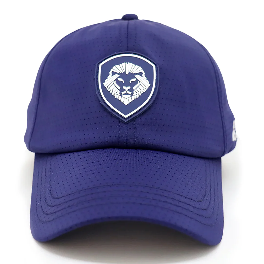 VT Shield Future Looks Bright Navy Velcro Performance Perforated Hat - Image 4