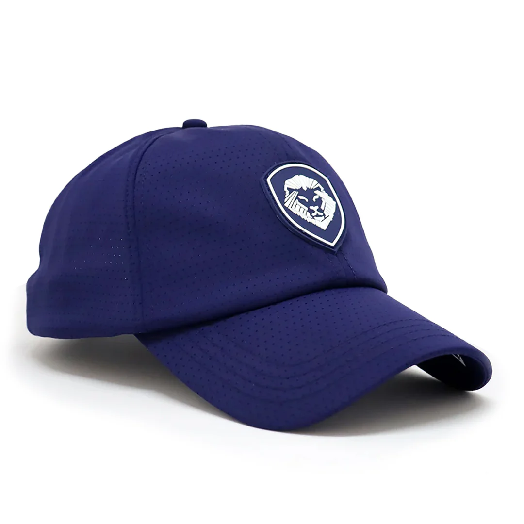VT Shield Future Looks Bright Navy Velcro Performance Perforated Hat - Image 7