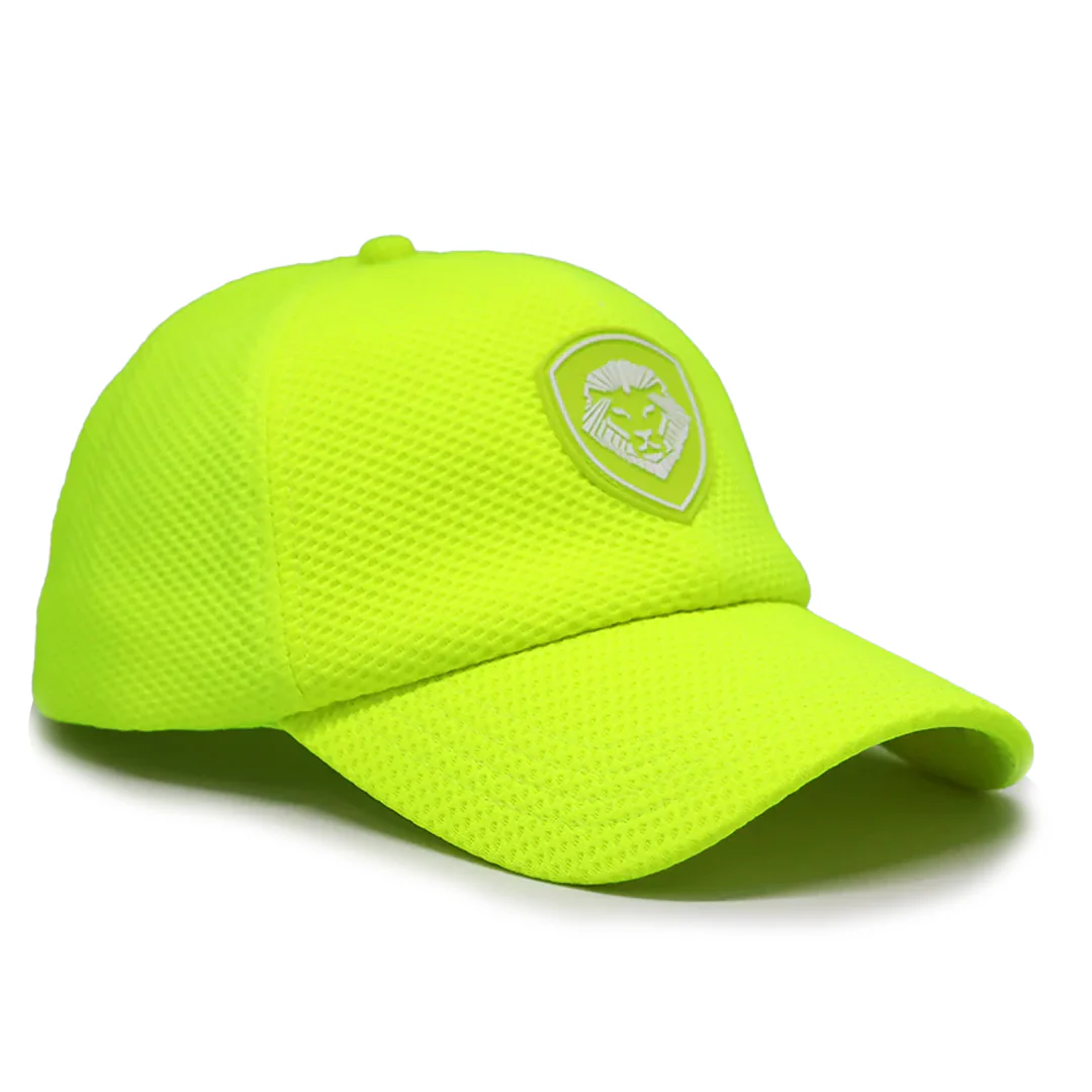 VT Shield Future Looks Bright Neon Yellow Velcro Performance Hat - Image 8