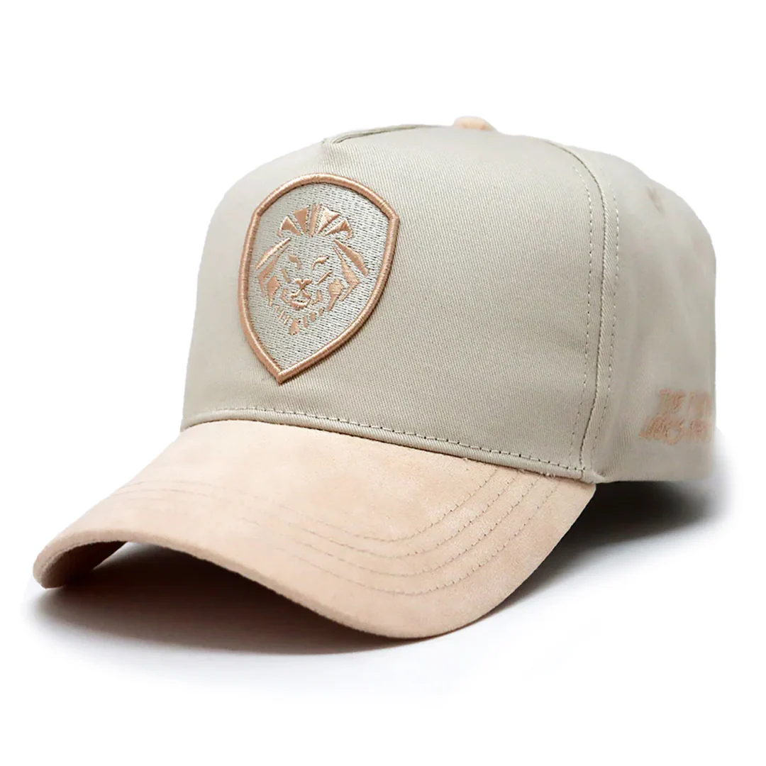 VT Shield Future Looks Bright Peached Suede Brim with leather strap Hat - Image 3