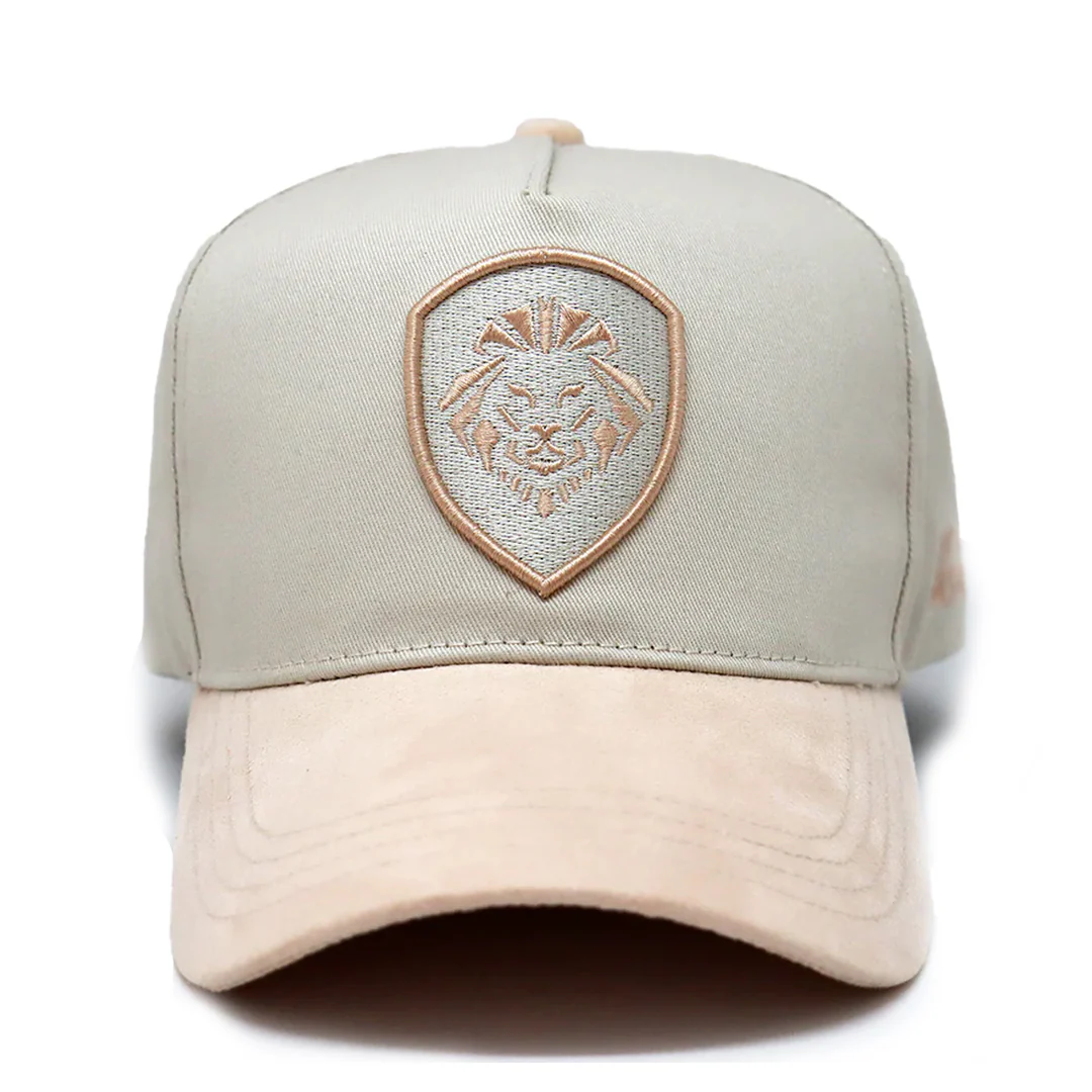 VT Shield Future Looks Bright Peached Suede Brim with leather strap Hat - Image 5
