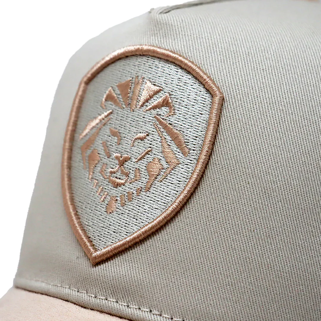 VT Shield Future Looks Bright Peached Suede Brim with leather strap Hat - Image 6