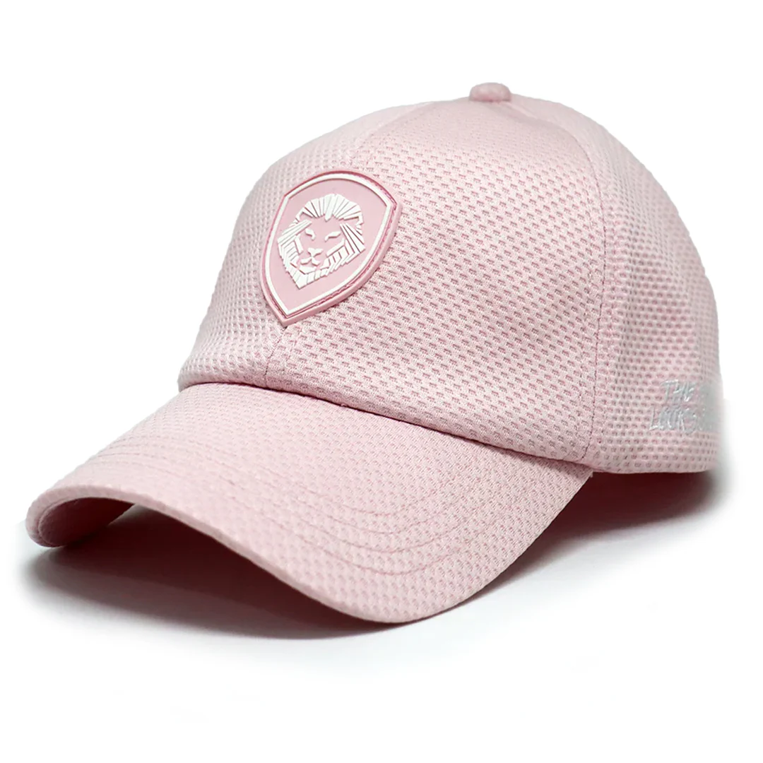 VT Shield Future Looks Bright Powder Pink Velcro Performance Hat - Image 3