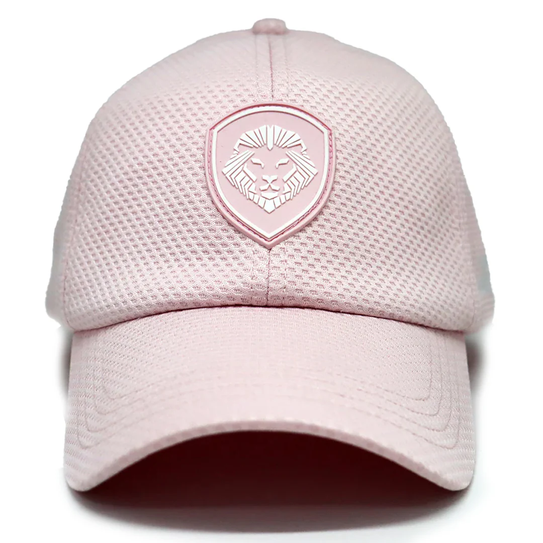VT Shield Future Looks Bright Powder Pink Velcro Performance Hat - Image 4
