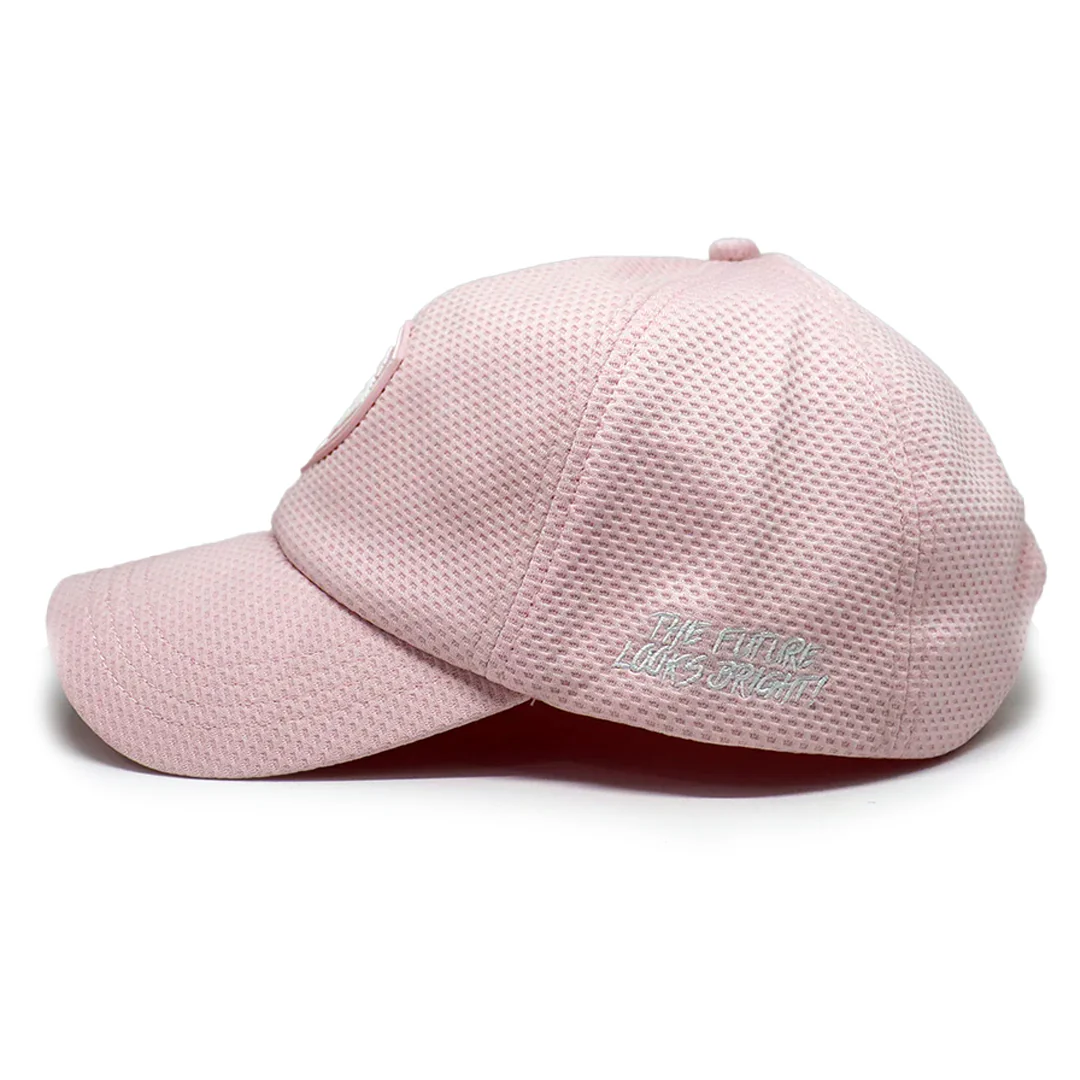 VT Shield Future Looks Bright Powder Pink Velcro Performance Hat - Image 5