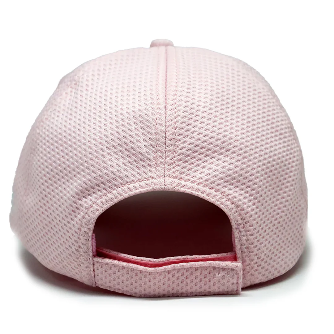 VT Shield Future Looks Bright Powder Pink Velcro Performance Hat - Image 6