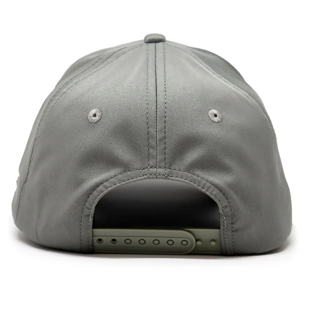 VT Shield Logo Future Looks Bright Grey Snapback Hat - Image 4