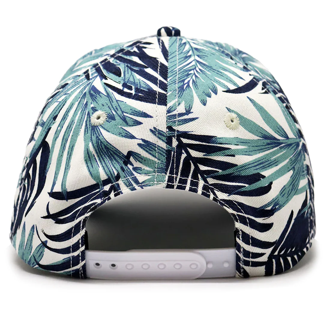 VT Shield logo Tropical Print Future Looks Snapback Hat - Image 5