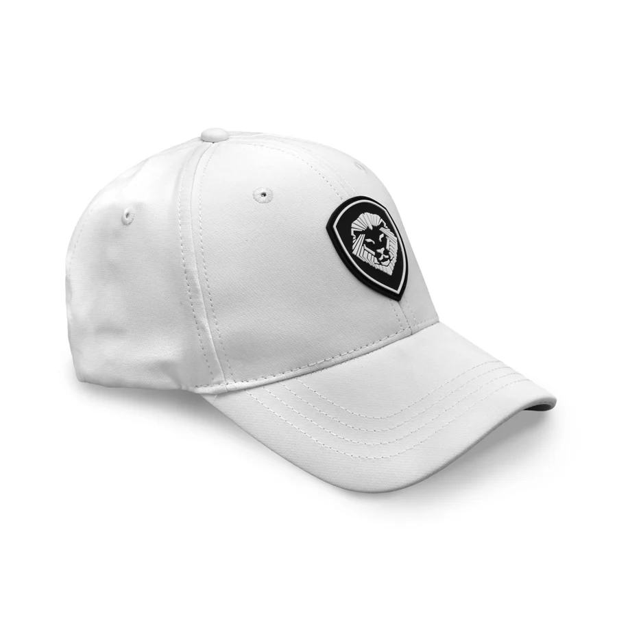 VT Shield Logo Future Looks Bright White & Black Flex Fit Hat - Image 5